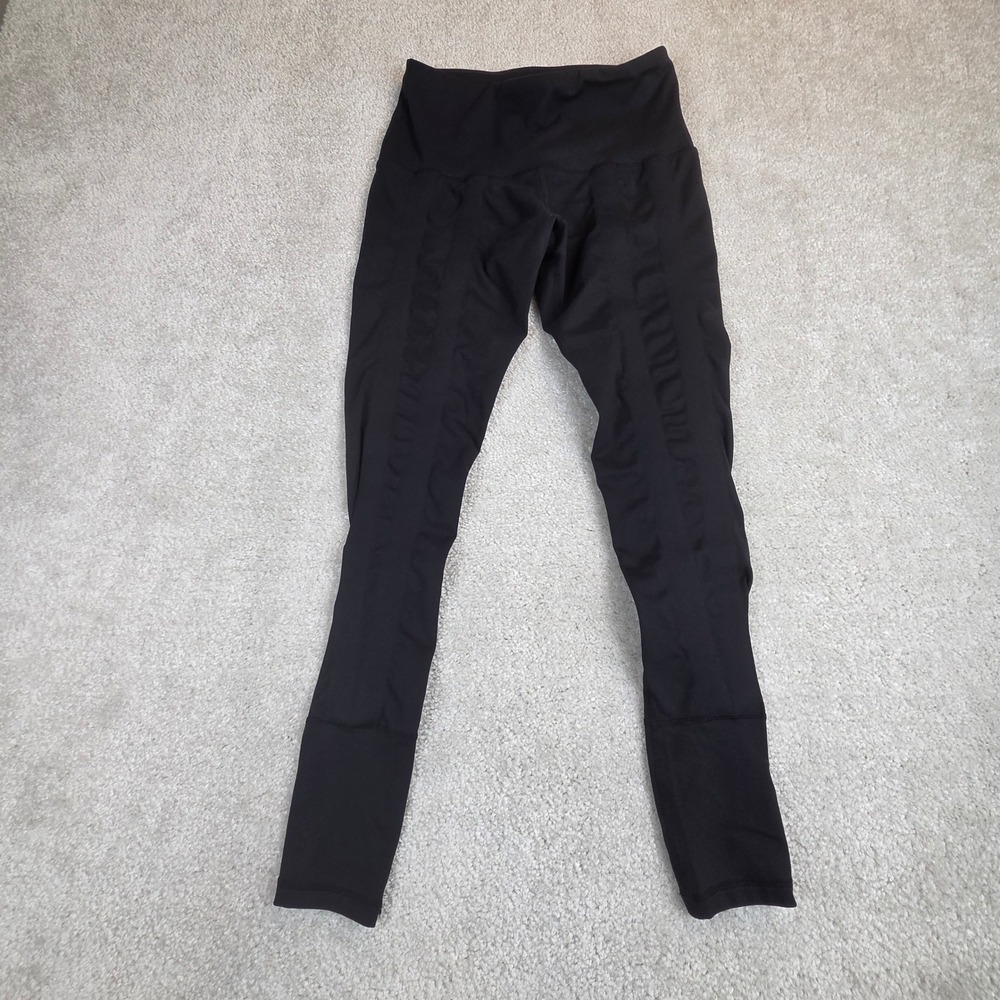 Sweetflexx Resistance Leggings Womens 6 Black High Waisted Yoga Pants Workout